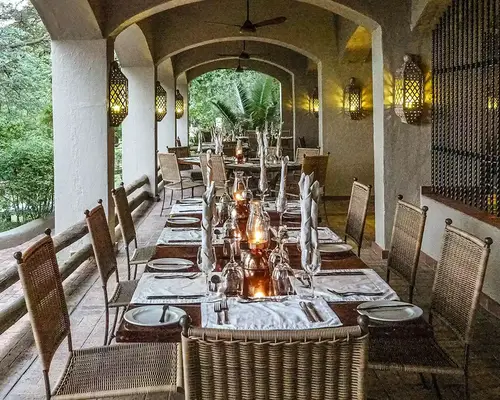 Chobe Game Lodge Botswana dining room