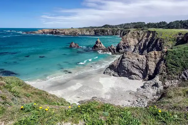 Cove on the Pacific Ocean, Mendocino, California