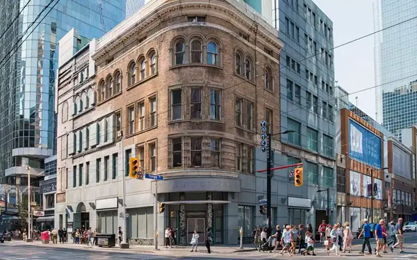 New and old buildings in downtown Toronto, Canada