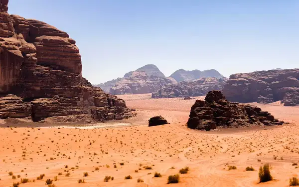 Landscape in Wadi Rum, Jordan