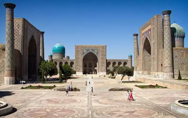 Registrar buildings in Samarkand, Uzbekistan