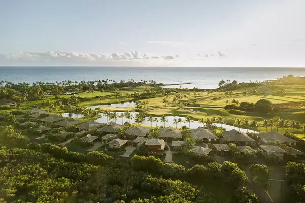 Aerial view of Kukui’ula villas