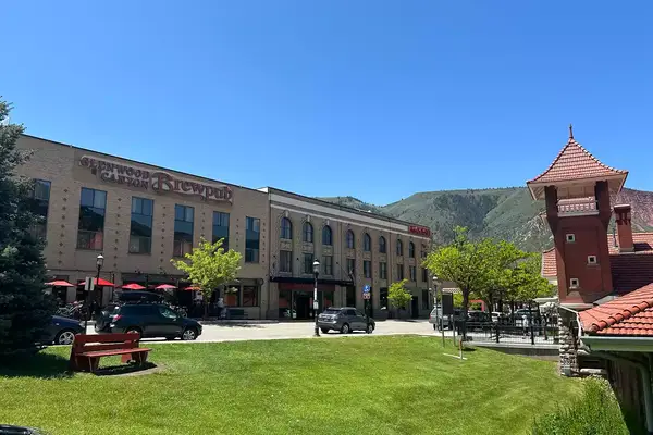 Amtrak station in Glenwood Springs, Colorado 