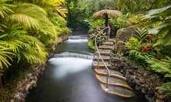 Natural hot springs in Costa Rica