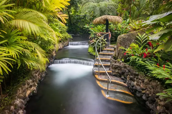 Natural hot springs in Costa Rica