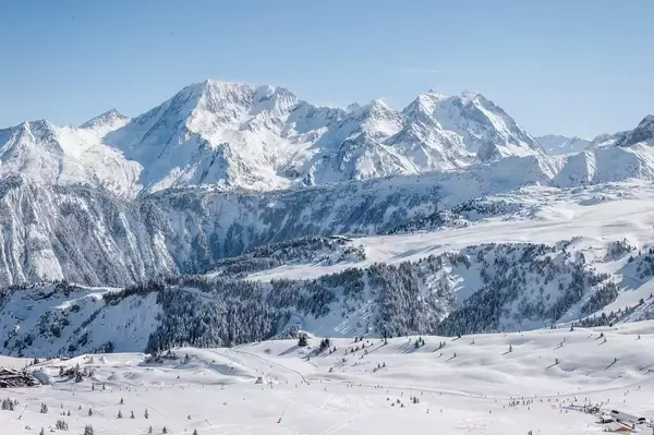 Mountains in Courchevel