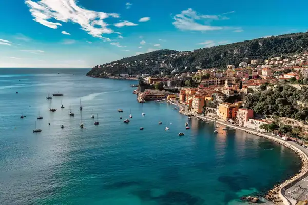View of Villefranche Sur Mer on Cote D