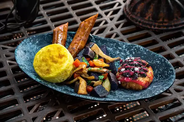 Plate of food from Star Wars Pavillion