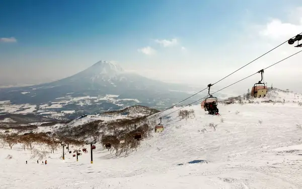 Skiing in Japan