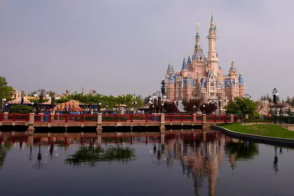 Located at the heart of Shanghai Disneyland, Enchanted Storybook Castle