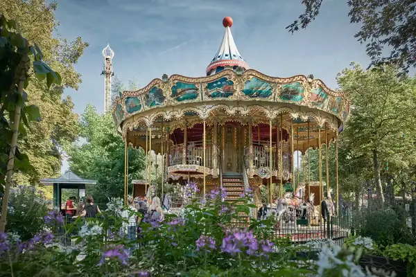 Musikkarrusellen carousel at Tivoli Gardens