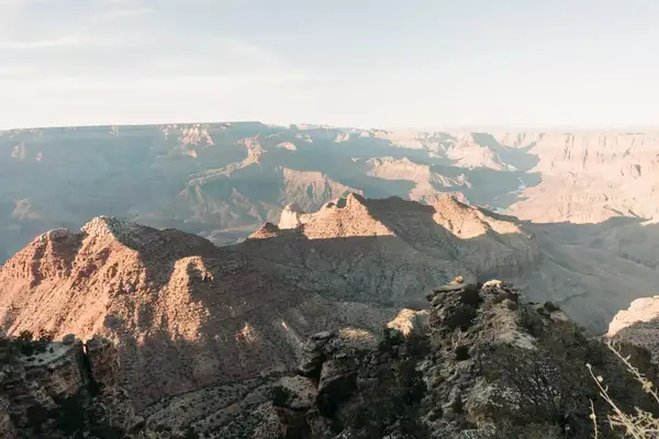 Aerial view of mountains