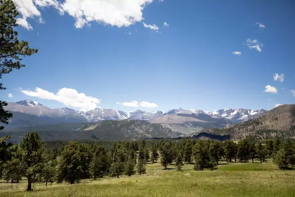 Landscape of Rocky mountains