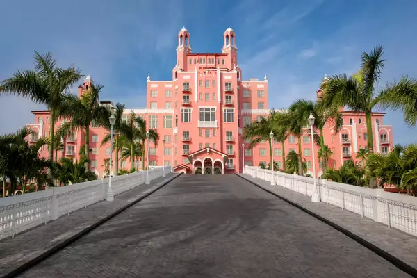 Pink exterior of Don CeSar