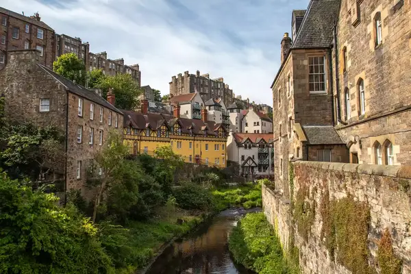 Dean Village in Edinburgh