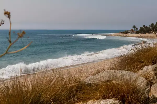 A beach in Malibu