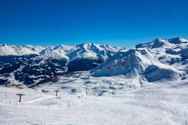 Ski slopes in Bormio resort area