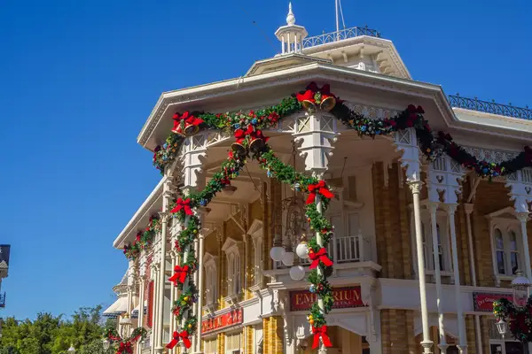 Christmas decorations at Disney World