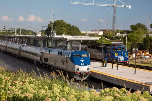 Passenger trains began serving Raleigh Union Station on July 10, 2018. Located in the cityâs Warehouse District on the western edge of downtown and just two blocks from Nash Square, Union Station sits inside the Boylan Wye, a crucial piece of North Carolinaâs railroad infrastructure where lines owned by CSX, Norfolk Southern and the North Carolina Railroad meet.