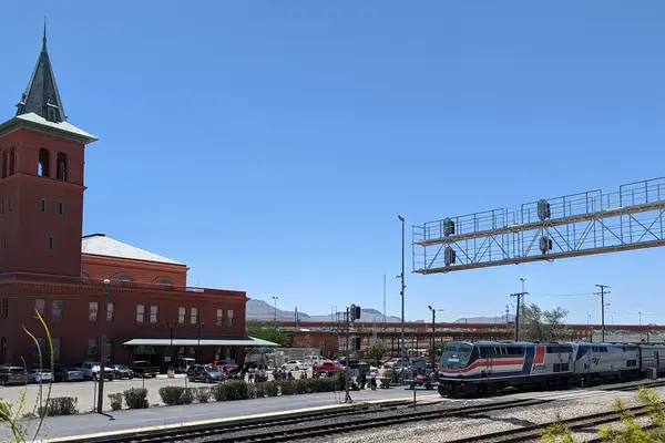Sunset Limited at El Paso, Texas.