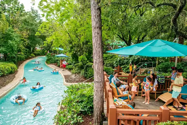 Lazy river at Blizzard Beach at Disney World