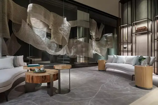 A lounge area at Four Seasons Hotel Tokyo at Otemachi