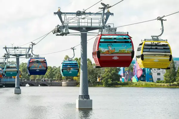 Skyliner over the water