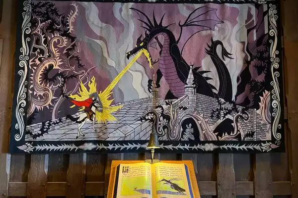 Sleeping beauty exhibit