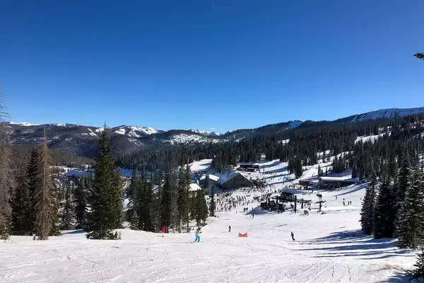 A beautiful day at Wolf Creek Ski Area in Colorado.