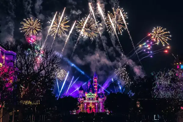 Fireworks at Disneyland