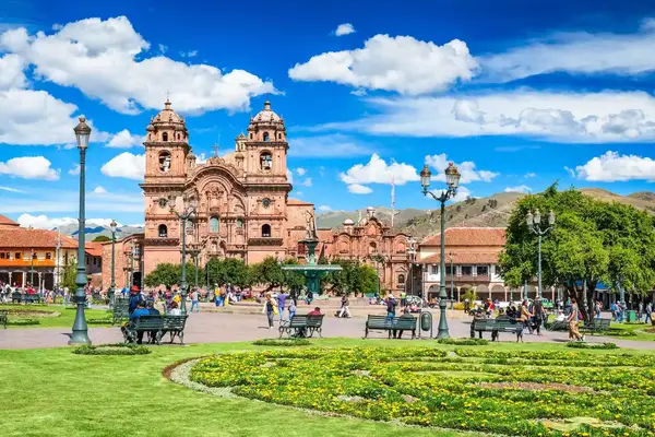 The Plaza de Armas in Cusco, Peru 