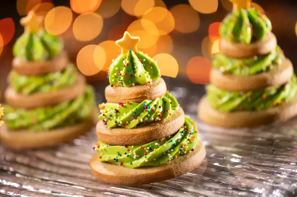 The Christmas Tree Cookie Stack available at Disney Jollywood Nights