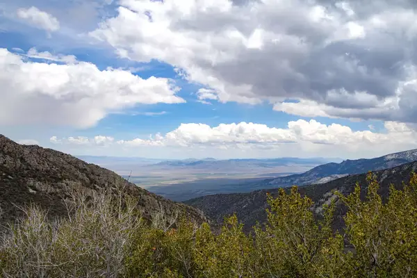 Sweeping view of Great Basin National Park in Baker, Nevada from scenic road drive