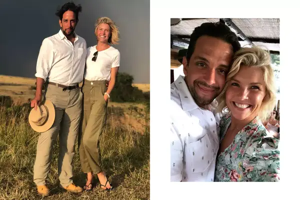 Nick Cordero and Amanda Kloots on their honeymoon