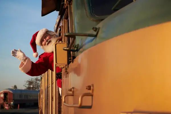 Santa on the Napa Valley Wine Train