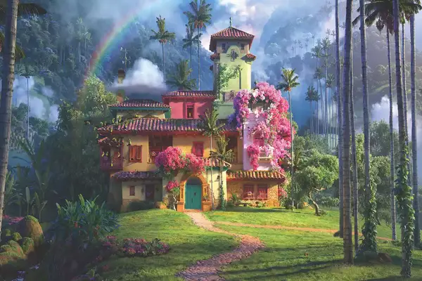 The magical house from Encanto in Colombia 