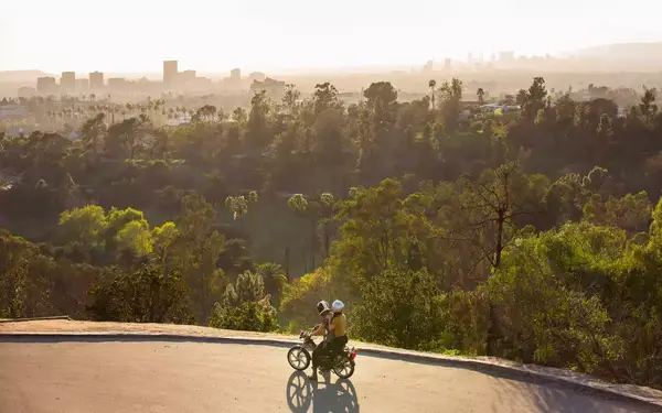 Female Couple on Scooter