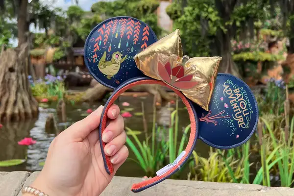 Disney ears with Tiana