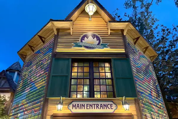 Exterior of the entrance to Tiana