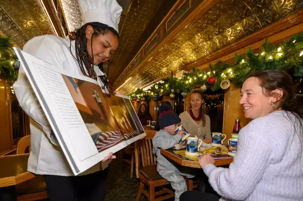 Story time on the Polar Express