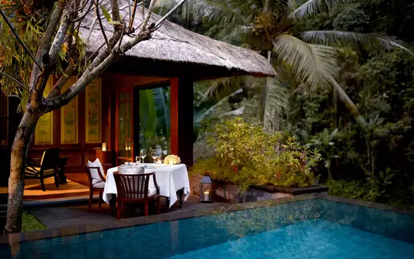Private Dining at Mandapa, a Ritz-Carlton Reserve, Bali, Indonesia