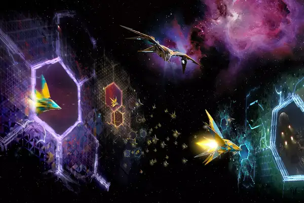 The Nova Corps armada arrives to help save Earth in Guardians of the Galaxy: Cosmic Rewind