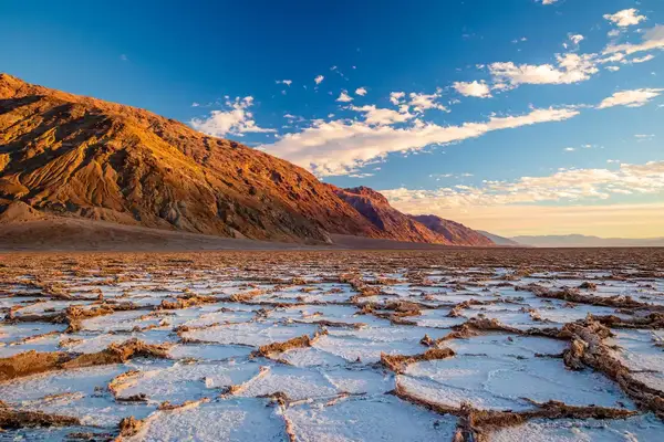 White sand in Death Valley