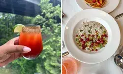 drinks and food on board Rocky Mountaineer