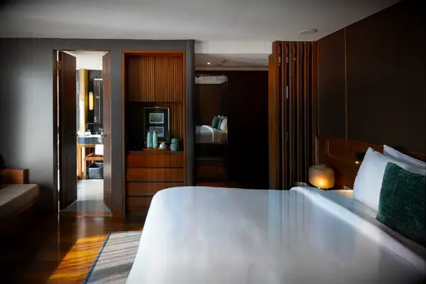 Aqua Mekong suite interior.