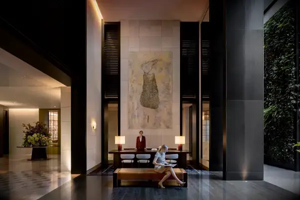 Reception at the Capella Sydney hotel