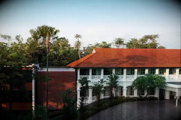 Entrance to the Capella Singapore resort