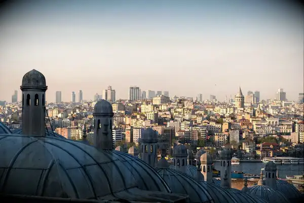 View of Bosphorus over Sulemaniye Mosque, Istanbul