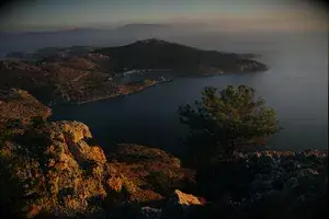 View on the island of Symi, Greece