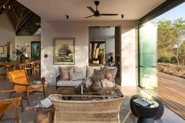 Interior of Monwana Game Lodge.